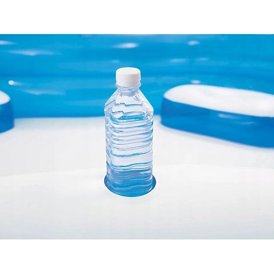 Gartenpool mit aufblasbaren Sitzen 229x229cm Intex 56475