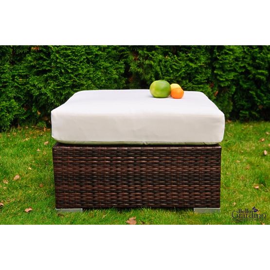 Gartenpouf aus Technorattan