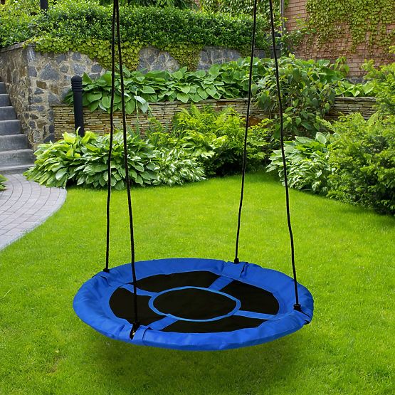 Gartenschaukel Storchennest ROMEK blau 100 cm