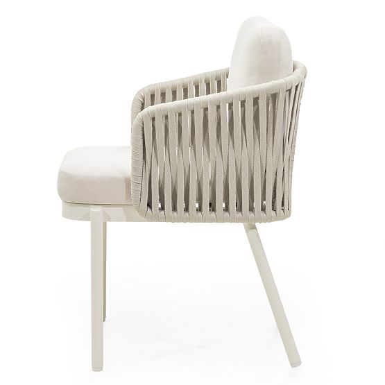 Gartenset Porticato, ausziehbarer Tisch 211-300 cm + 8 Stühle, Akazienholz FSC, Teak-Optik