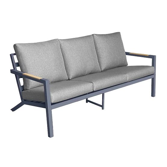 Gartensofa 3-Sitzer MISTERIOSO bequeme Balkon-Couch 190cm