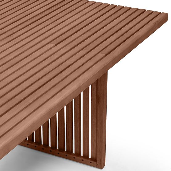 Gartentisch Familis ll, 240 cm, Eukalyptusholz FSC, dunkelbraun