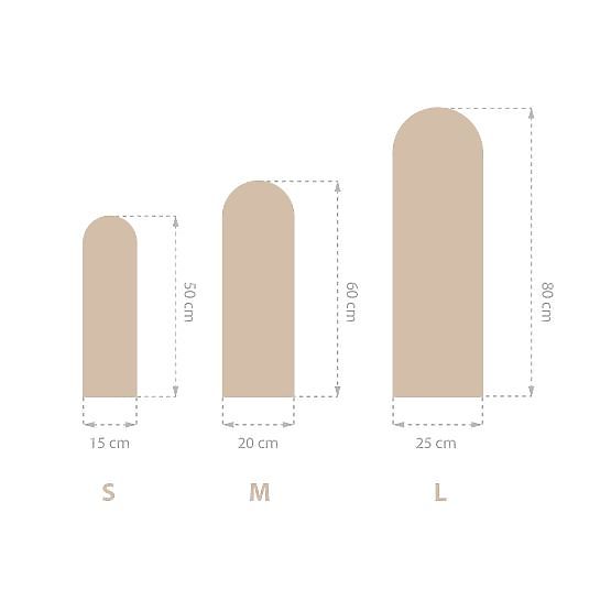Gepolsterte Paneele Bogen - Mintgrün