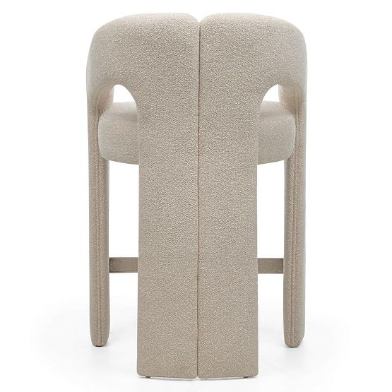 Gepolsterter Barhocker Castelo Beige