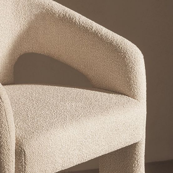 Gepolsterter Barhocker Castelo Beige