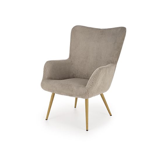 Gepolsterter Sessel AMARO - grau