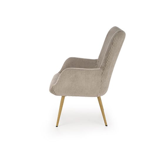 Gepolsterter Sessel AMARO - grau