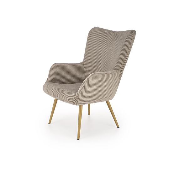 Gepolsterter Sessel AMARO - grau