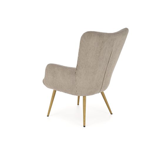Gepolsterter Sessel AMARO - grau