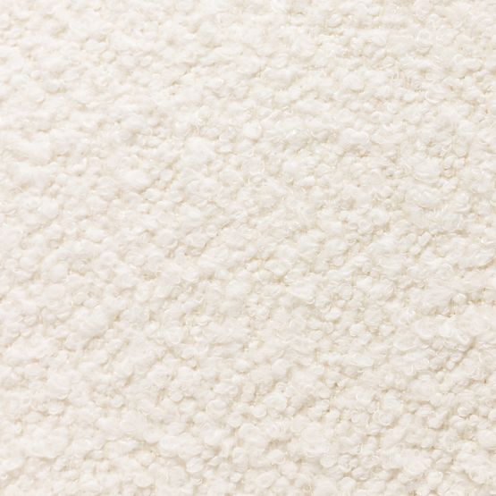 Gepolsterter Sessel Imai weiß, runde Formen