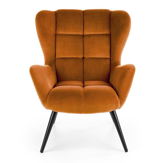 Gepolsterter Sessel Tyrion – Zimt
