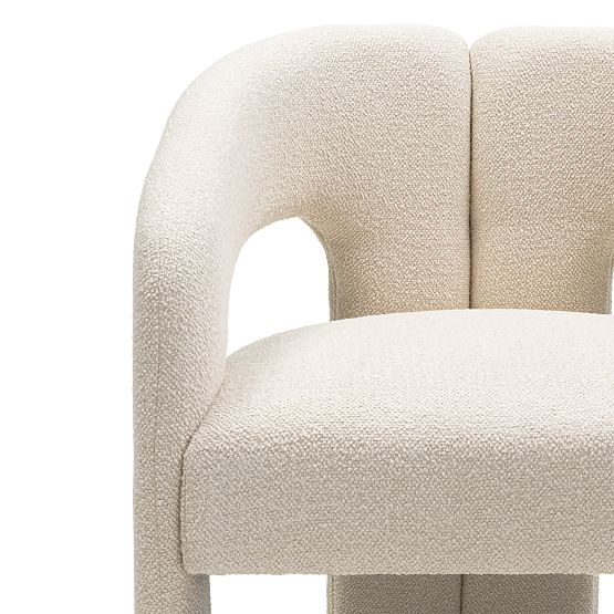 Gepolsterter Stuhl Castelo beige