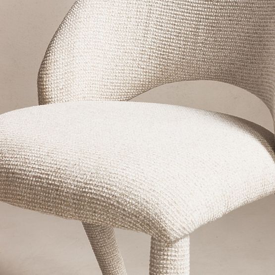 Gepolsterter Stuhl Ella beige