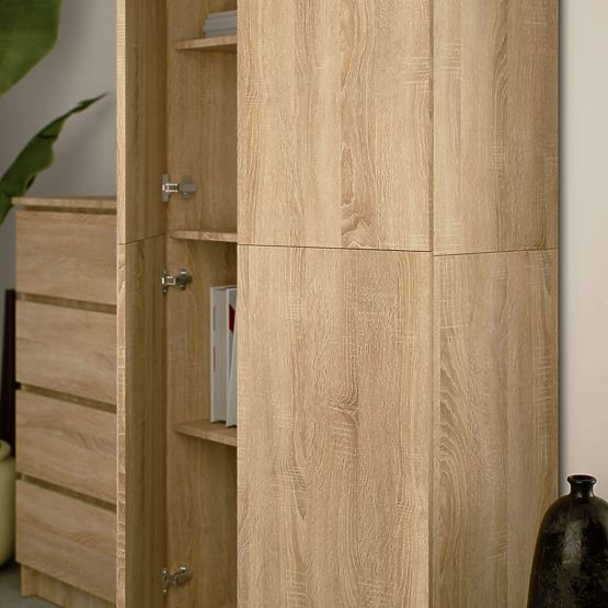 GESCHLOSSENES REGAL R80 2D 8P CLP EICHE SONOMA