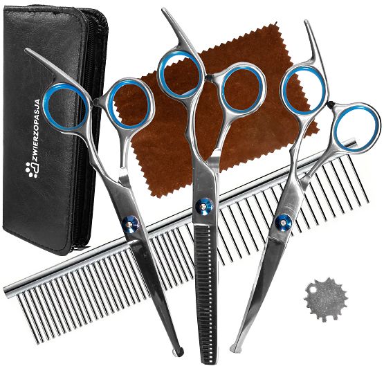 GROMMY Tierscheren-Set für Hunde und Katzen