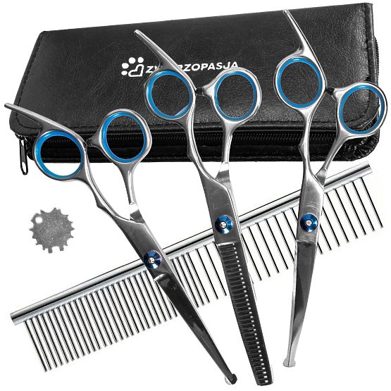 GROMMY Tierscheren-Set für Hunde und Katzen