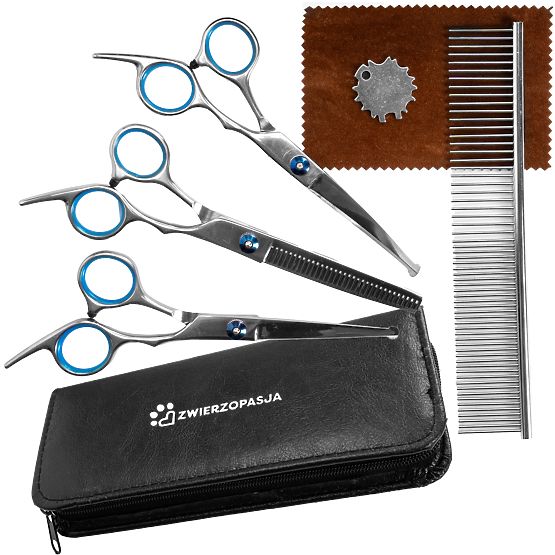 GROMMY Tierscheren-Set für Hunde und Katzen