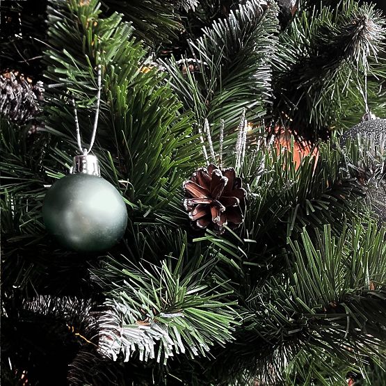 GRÜNE WEIHNACHTSKUGELN 34 STK. SYSD1688-027