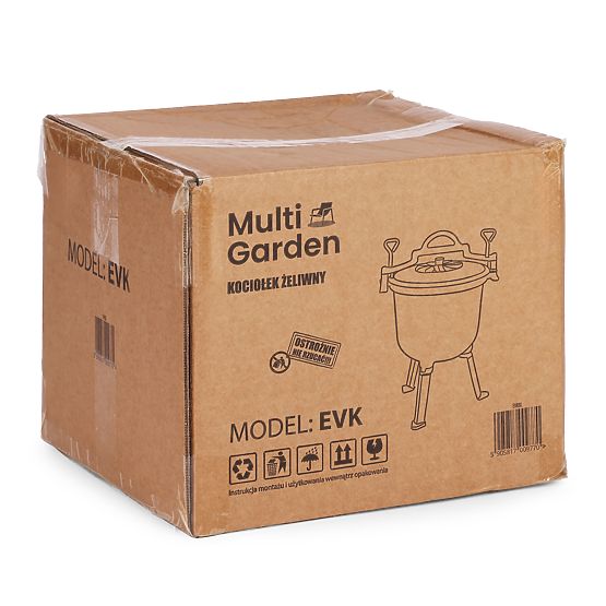 Gusseiserner emaillierter 5L stehender Topf Lagerfeuer Grill MultiGarden