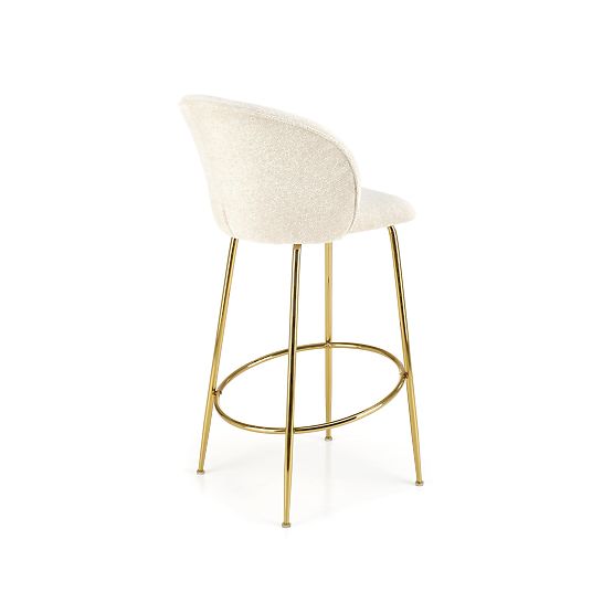H116 Creme/Gold Barhocker (1p=2 Stk.)
