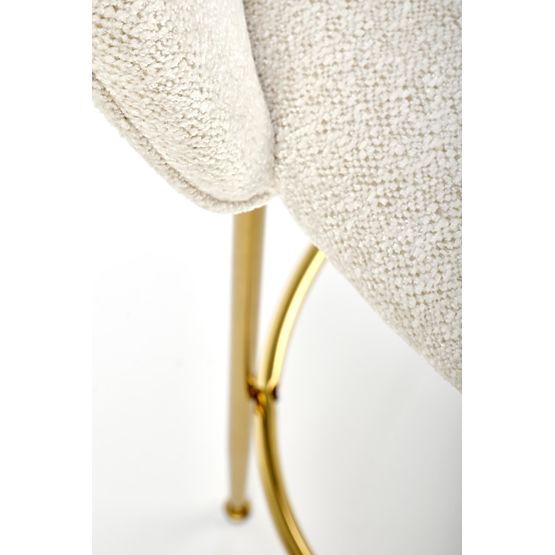 H116 Creme/Gold Barhocker (1p=2 Stk.)
