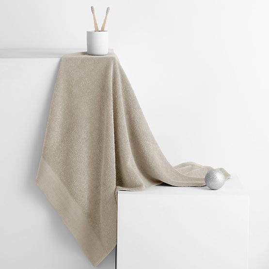 Handtuch AMARI - AMELIAHOME Farbe Beige klassischer Stil 50x100 AmeliaHome