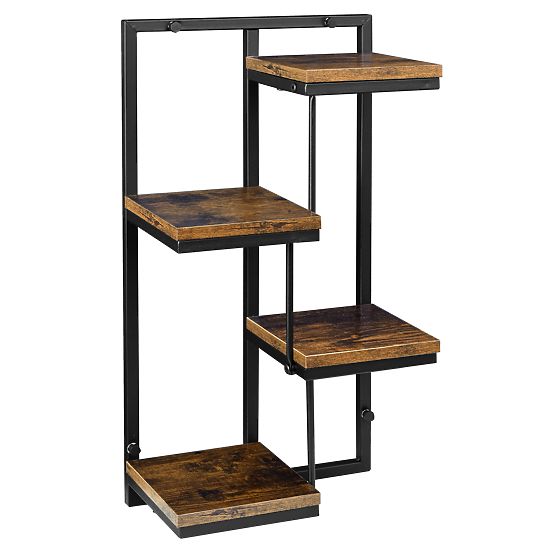 Hängender Blumentopf schwarz Hagart Rustic alte Eiche
