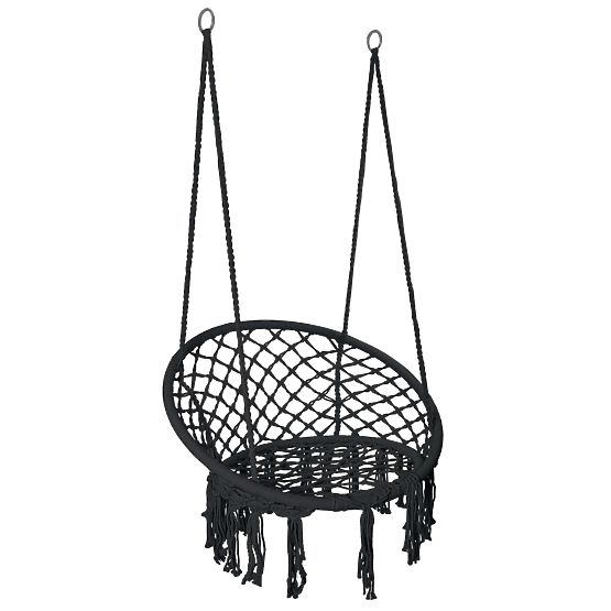 Hängesessel Bocianie Nest TOGO schwarz