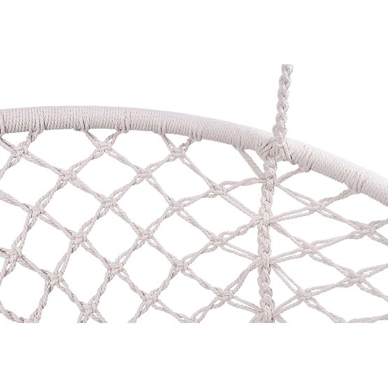 Hängesessel Storchennest LAGOS cremefarben mit Kissen