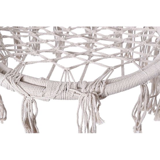 Hängesessel Storchennest LAGOS cremefarben mit Kissen