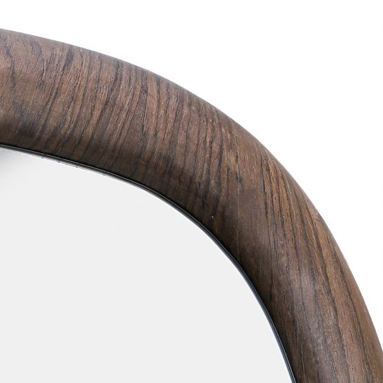 Hängespiegel Aqila, dunkle Walnuss