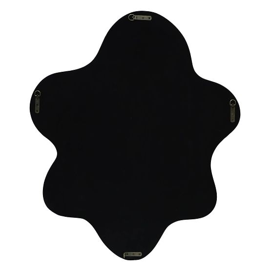 Hängespiegel Izzi, unregelmäßig, hellgrün, glänzend