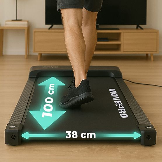 Heimlaufband mit elektrischem Halter Walking Pad Training unter dem Tisch 10 km/h ModernHome