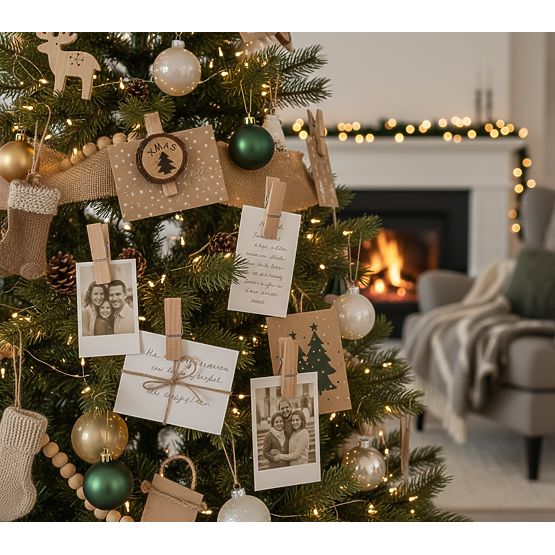 HOLZKLAMMERN 8 STK. BÄUME KL-21X11