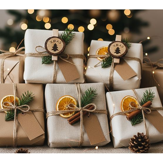 HOLZKLAMMERN 8 STK. BÄUME KL-21X11