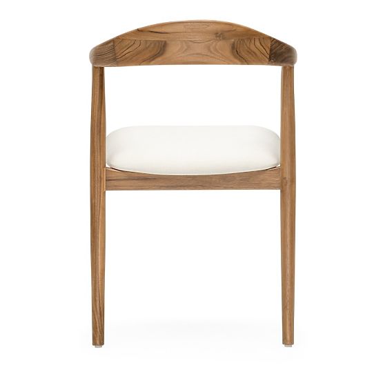 Holzstuhl Ludvika 2.0, abgerundet, natur/creme