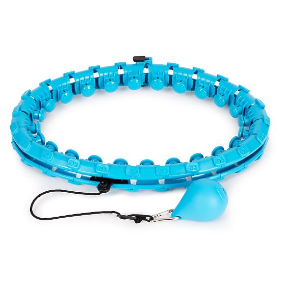 Hula-Hoop mit Massageelement und Zusatzgewicht für Fitnessübungen