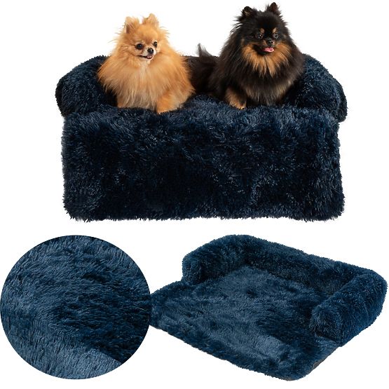HUNDEBETT FÜR DAS SOFA PJ-020 DUNKELBLAU S