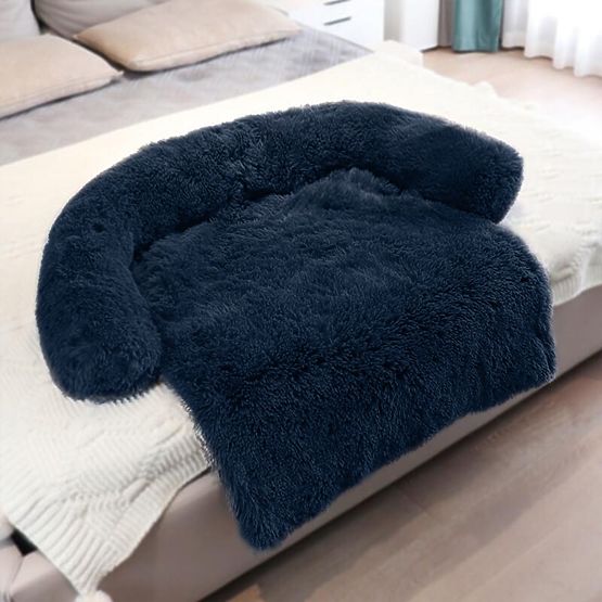 HUNDEBETT FÜR DAS SOFA PJ-020 DUNKELBLAU S