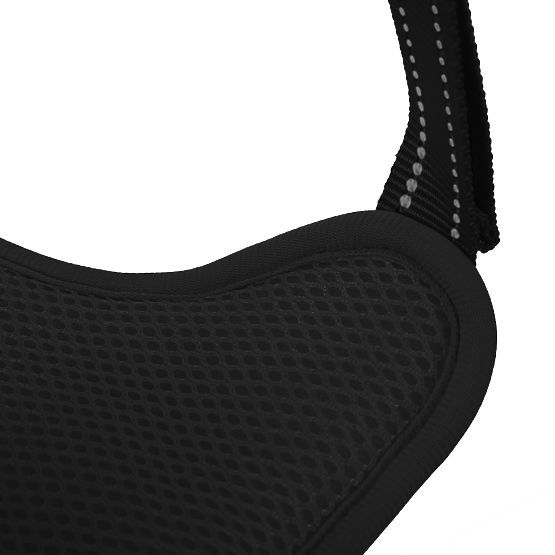 Hundeleine und Geschirr PJ-063 schwarz XL