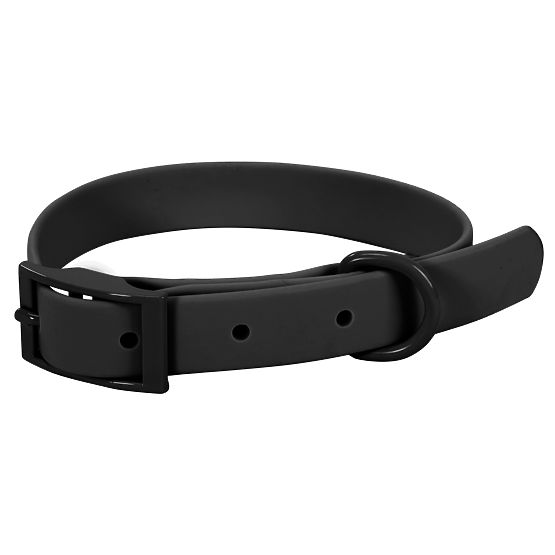 Hundeleine und Halsband PJ-071 schwarz M