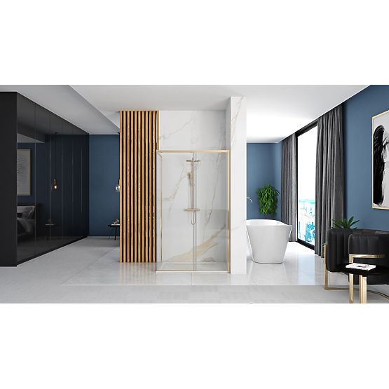 Hüttendusche SONNENGOLD 120x90