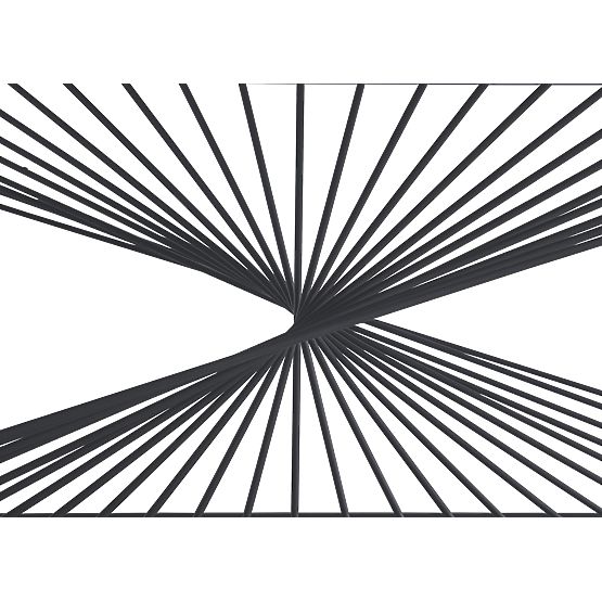 INFINITY 2 Couchtisch, grauer Marmor / schwarz (2p=1Stk)