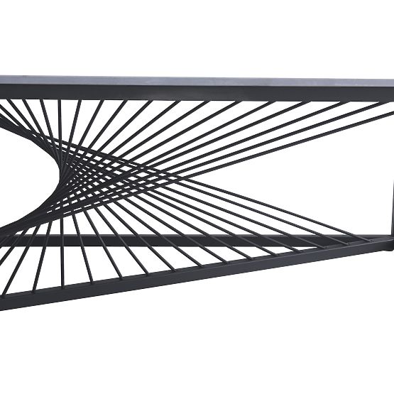 INFINITY 2 Couchtisch, grauer Marmor / schwarz (2p=1Stk)