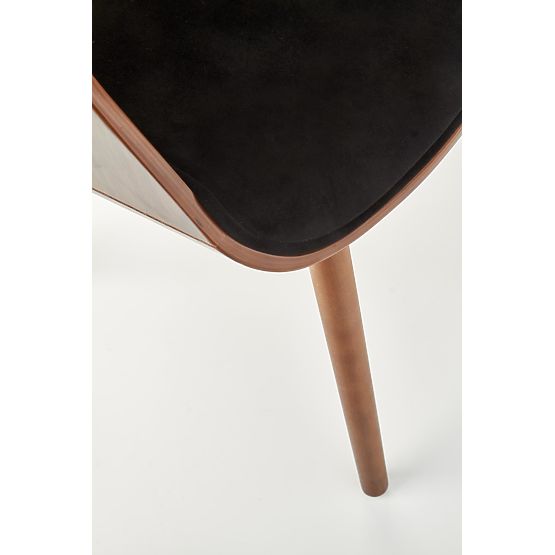 K396 Stuhl Nussbaum / Schwarz (1p=1 Stk)