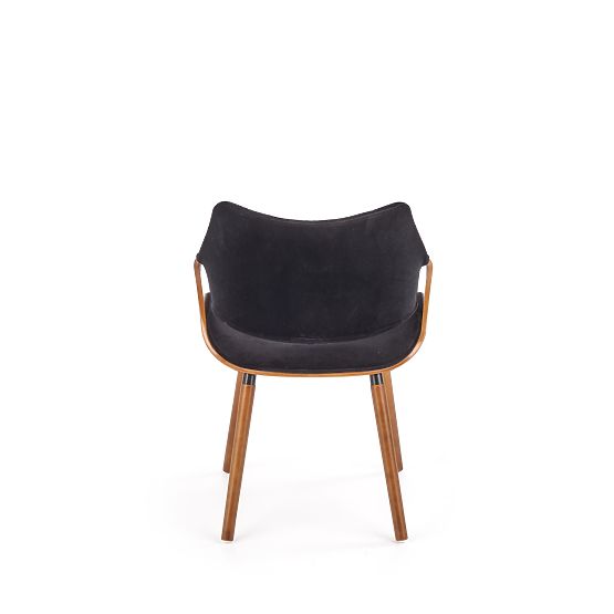 K396 Stuhl Nussbaum / Schwarz (1p=1 Stk)