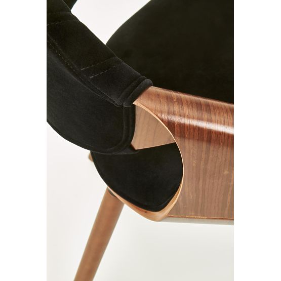 K396 Stuhl Nussbaum / Schwarz (1p=1 Stk)