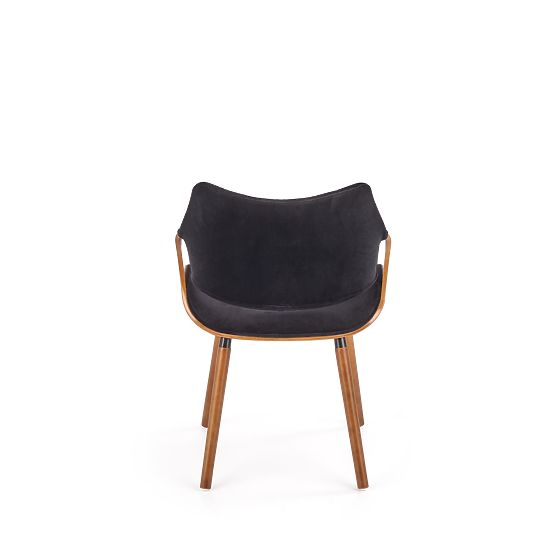 K396 Stuhl Nussbaum / Schwarz (1p=1 Stk)