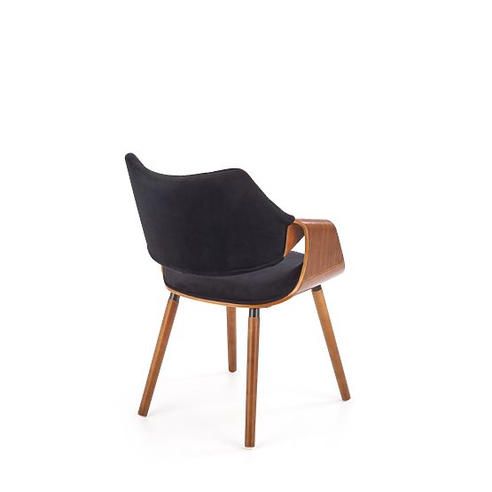 K396 Stuhl Nussbaum / Schwarz (1p=1 Stk)
