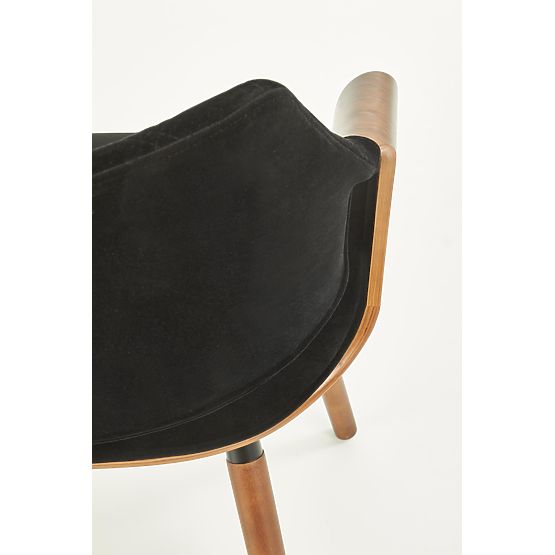 K396 Stuhl Nussbaum / Schwarz (1p=1 Stk)